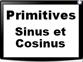 Primitive d'une fonction avec sinus et cosinus